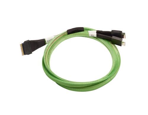 Broadcom SAS Kabel: SFF-8654 -2xSFF-8612 1m, für 2x OCuLink Geräte