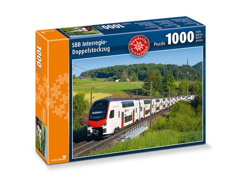 1000 Teile Puzzle SBB Doppelstockzug Puzzle mit 1000 Teilen