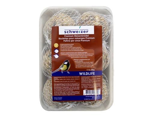 Eric Schweizer Premium Meisenknödel 6x90 g mit Netz