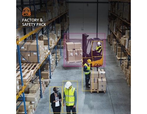 Hanwha Vision AIA-C01FAC Factory & Safety AI Analytics Pack