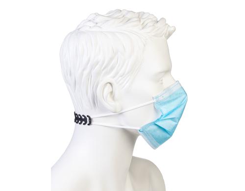 FTM Maskenhalter 4er Set schwarz für Hygienemaske