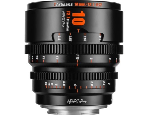 7Artisans 10T21B-M 10mm T2.1 M43 Mount