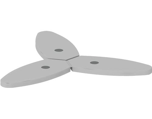 BergHOFF Untersetzer Leo Balance Moonmist 24cm, Magnetisch, Zusammenklappbar, Silikon