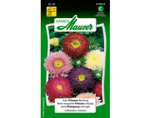 Aster Prinzess Mischung Callistephus chinensis