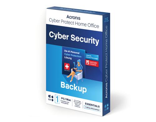 Cyber Protect Home Office Backup Edition Box, Subscription, 1yr, 1 PC