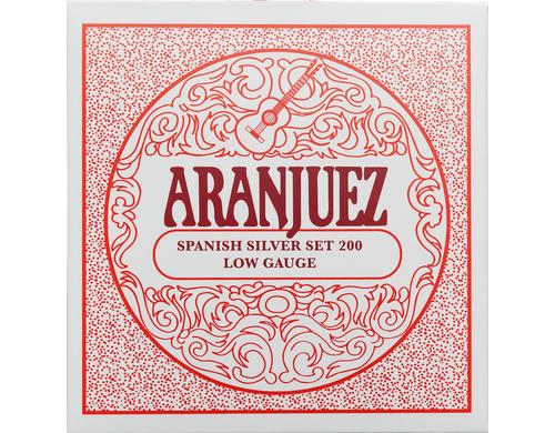 Aranjuez Spanish Silver 200 Low Tension Klassische Gitarre-Saiten