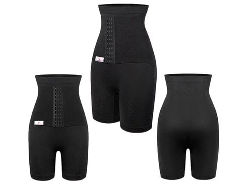 Wondermom Postpartum Belly Binder Shorts M- Schwarz