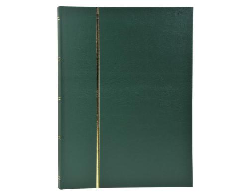 Exacompta Briefmarkenalbum Kunstleder, grün