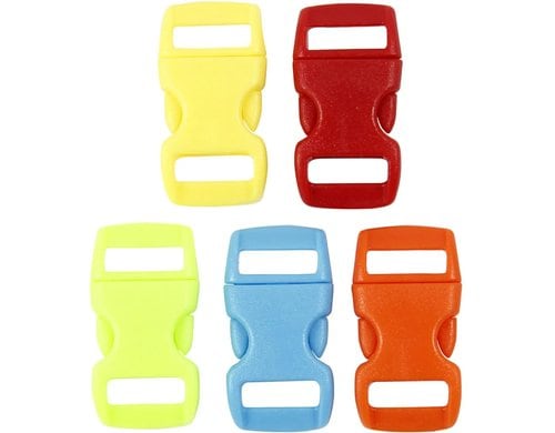 Creativ Company Klickverschluss 29 mm x 15 mm, Lochgrösse 3 x11 mm,100 Stk