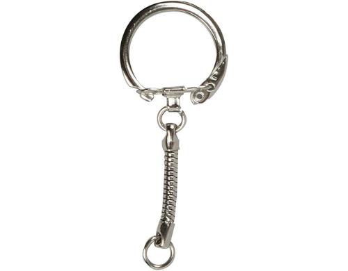 Creativ Company Schlüsselanhänger 5 Stück, D 2.3 cm, L 6 cm