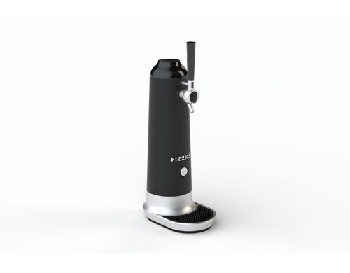 Fizzics Bierdispenser schwarz benötigt 4x AA Batterien