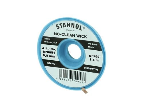 Stannol NC-BB Entlötlitze 0.8mm x 1.5m halogenfrei