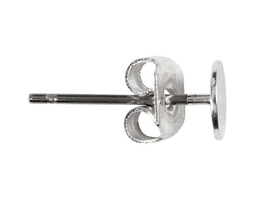 Creativ Company Ohrring 10 Stück Metall, versilbert, mit Stecker