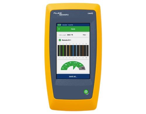 Fluke Networks LinkIQ Netzwerktester, Kabelprüfgerät, RJ45