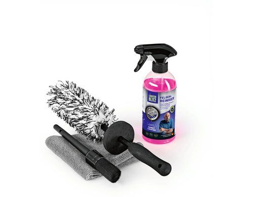 Lichterblitz Felgenreiniger Set 4-tlg Mit Felgenbürste