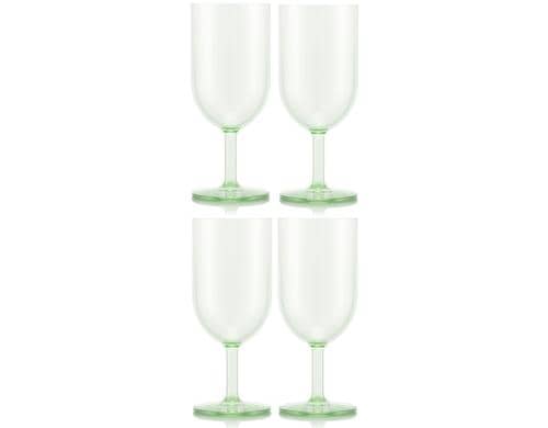 Bodum Okett Weisswein-G grün Transparent grün, 4Stk