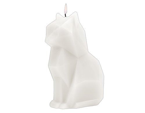 54Celsius PyroPet Cat Kisa Weiss,17x7.5x11.5 cm,Brennd. ca.20h