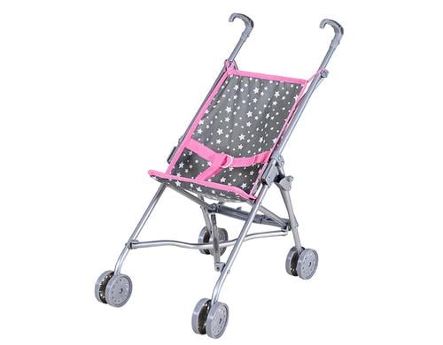 Puppenbuggy Sim - star grey