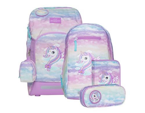 Beckmann Schulrucksack Active Air Flx 6-teilig, Unicorn