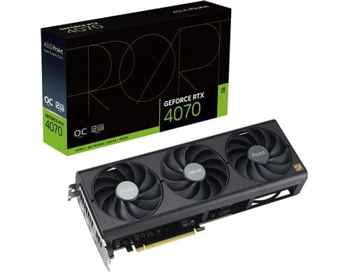 ASUS PROART RTX4070 O12G, GDDR6X GeForce RTX4070, 3x DP, 1x HDMI