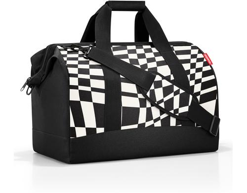 Reisenthel Schultertasche Allrounder L 30 l op-art, 49 x 39.5 x 29 cm