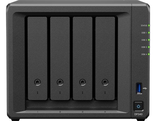 Synology DP340, 6-bay AMD R1600 16GB 10G