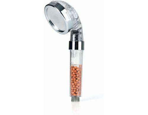 EASYMaxx Duschbrause Spa 3in1 Transparent / Chrom