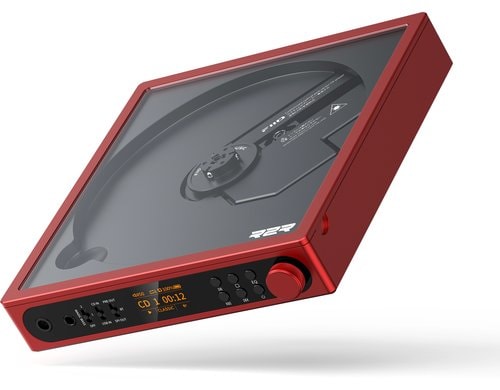 FiiO DM15 R2R Portabler CD-Player mit BT Rot