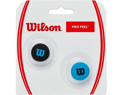 Wilson Tennis Dämpfer Pro Feel Ultra 2er-Pack, blau/schwarz