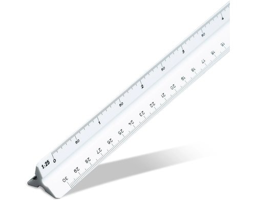 Aristo Dreikantmassstab Architektur 30cm 1:20:25:50:75:100:125