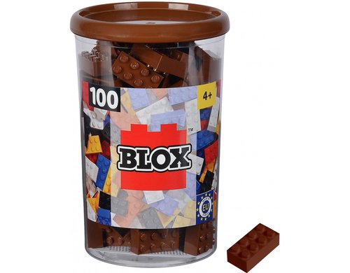 BLOX 100 braune 8er Steine in Dose