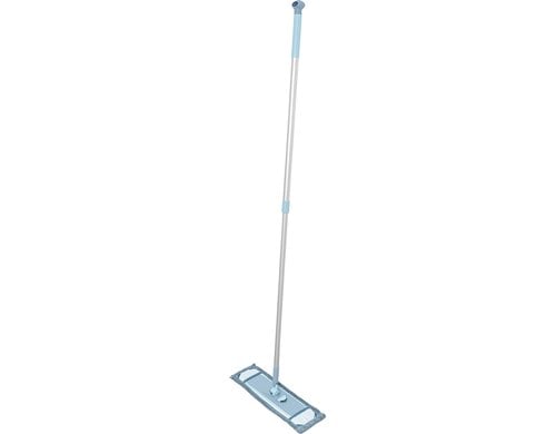 CREaCLEAN Klapphalter (42cm) CrystalMop mit Teleskopstiel und Wischbezug