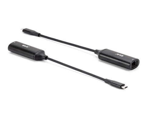 Club 3D, Adapterkabel USB Typ-C/RJ45 10M/100M/1G/2.5G/5 Gbps