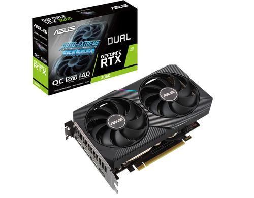 ASUS DUAL RTX3060 O12G V2, GDDR6X GeForce RTX3060, 3x DP, 2x HDMI