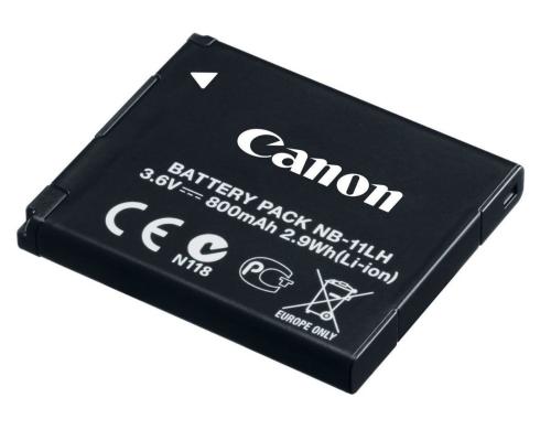 Canon Lithium-Ionen-Akku NB-11LH, 800 mAh / 3,6 V, für Ixus 285HS/180/175
