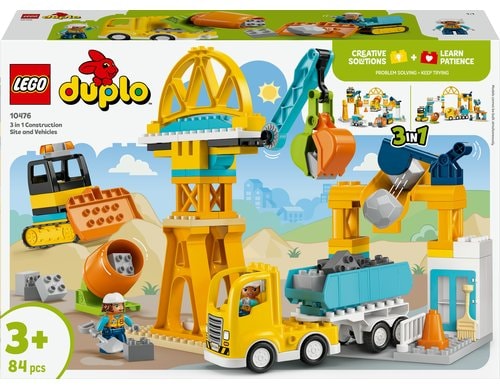 Baustelle mit Baufahrzeugen - 3-in-1-Set LEGO DUPLO