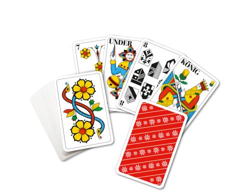 Jasskarten extra grossen Eckzeichen