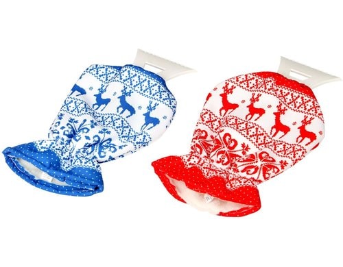 Eisschaber mit Handschuh farbig assortiert