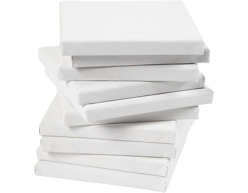 Creativ Company Keilrahmen 20 x 20 cm, Weiss 80 Stk