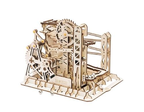 Murmelbahn Lift Coaster Lasercut Holzbausatz