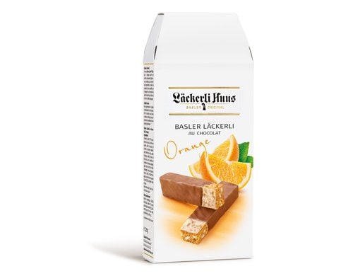 Basler Läckerli au chocolat à l`orange 120 g