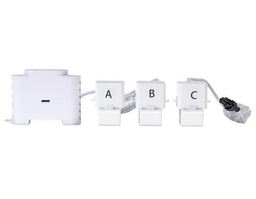 Shelly 3EM WiFi-Energy Meter 3-Phasen WLAN Leistungsmessgerät, 3x SCCT