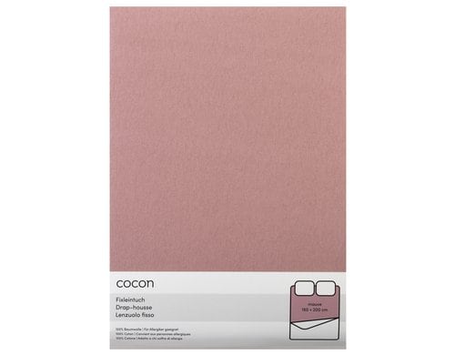 COCON, Fixleintuch 180-200 x 200 cm, Mauve 180/200x200