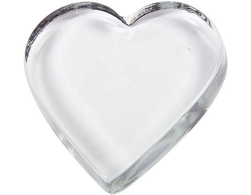 Creativ Company Glasherz 10 x 9 cm, Dicke: 15 mm, 1 Stück