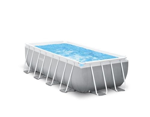 Prism Frame Rectangular Set 400x200x122cm Filterpumpe, S-Leiter