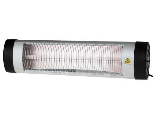 FURBER Heizstrahler MANDU 2000W Quartzstrahler, 2000W, 75x19x10cm, IP44