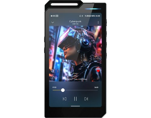 HiBy R4 Schwarz Hi-Res Musikplayer, Android 12, 32 GB