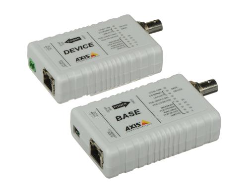 AXIS T8640 PoE+ über Coax, Set Indoor, Set Sender und Empfänger