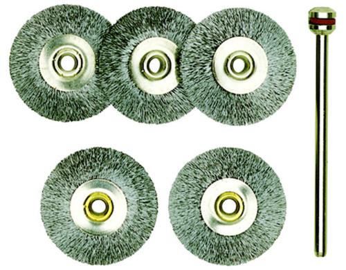 Proxxon Stahldrahtbürste  22.0 mm 5 Bürsten