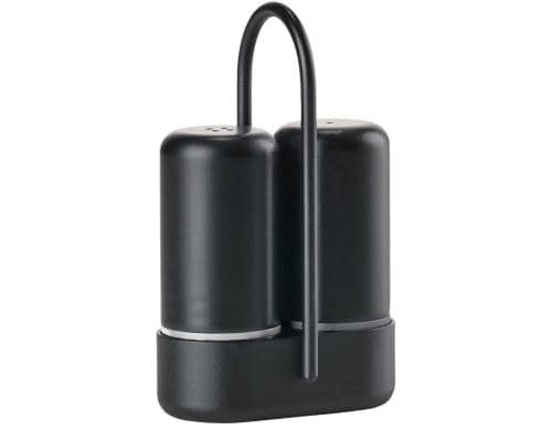Zone Salz- & Pfefferstreuer Set Schwarz LxBxH: 6.5x3.3x8.9cm